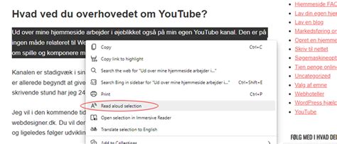 Hvordan får jeg adgang til tekst.